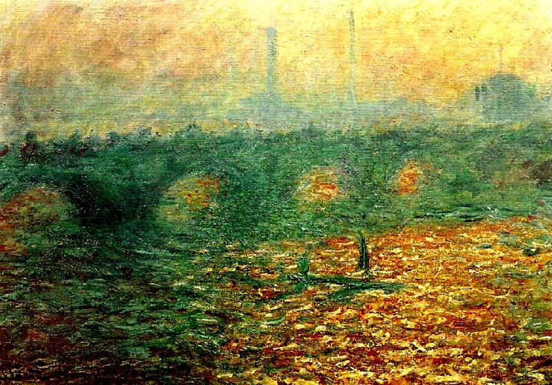 Claude Monet waterloo bridge France oil painting art